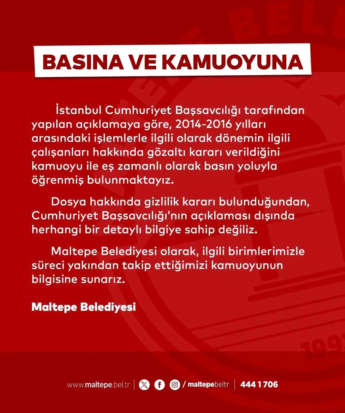 Maltepe Belediyesi'nde Soruşturma Bilmecesi 71 maltepe belediyesinden sorusturma aciklamasi GHcTL8gA