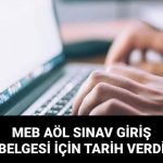 meb aol 2donem imtihan giris evraki icin tarih verdi aol imtihan yerleri ne vakit zLJsAyG5