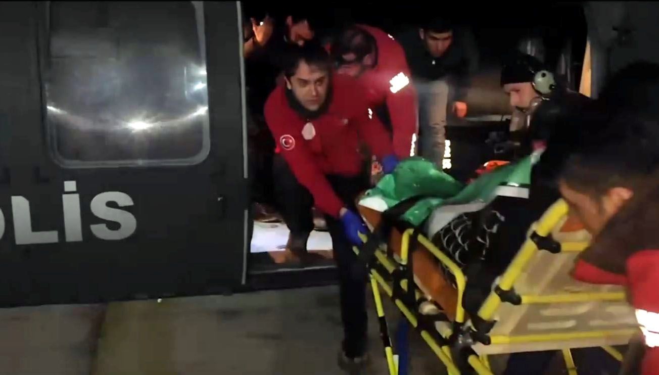 polis helikopteri gebe bayan icin havalandi Xdi99zZF