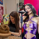 simge sagin yeni hobisini buldu birinci heykel calismam O19ZAJ9T