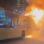 sislide iett otobusunde yangin kktm66GA