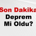 son dakika sarsinti mi oldu az evvel sarsinti nerede oldu istanbul ankara izmir ve AeSMtvcl