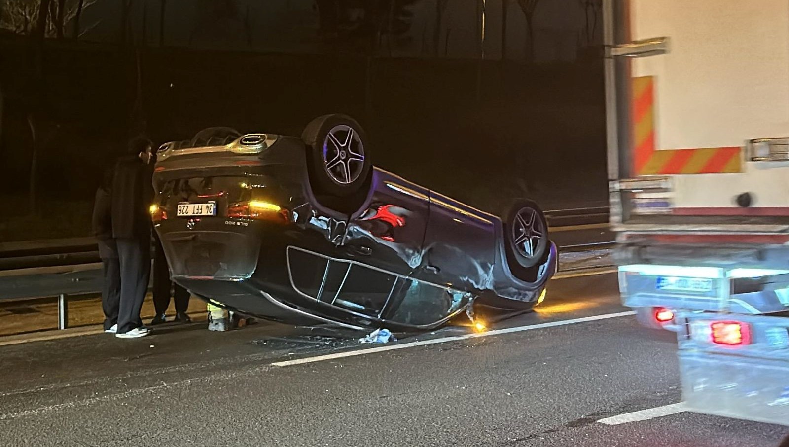 TEM'de Trafik Makası Faciayla Sonuçlandı 71 temde makas kazayla bitti