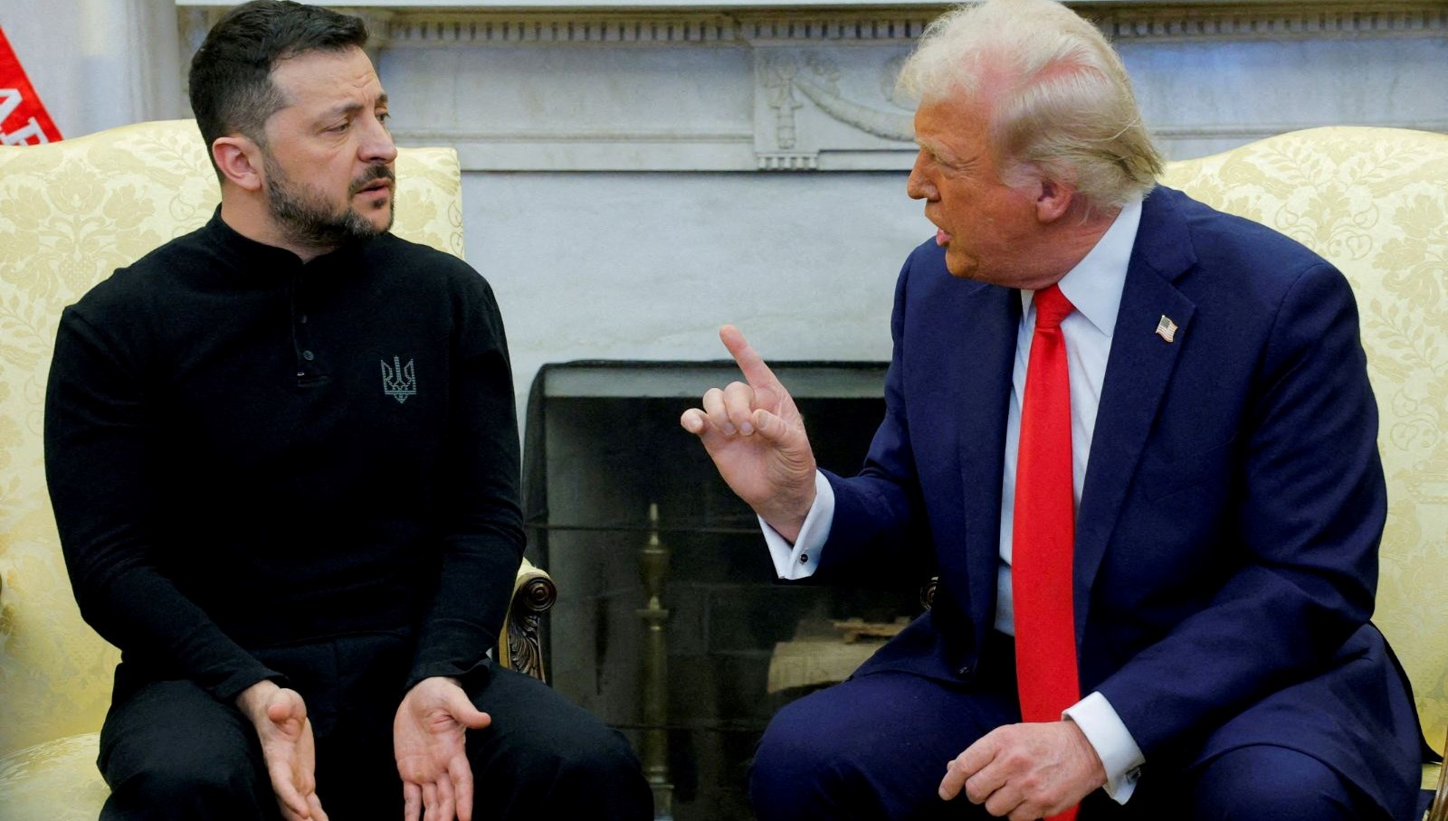 trump ve zelenski arbededen sonra birinci kere gorustu Z71aC3A9