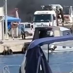 tuzlada balikci barinaginda lastik yangini YrihVw6b