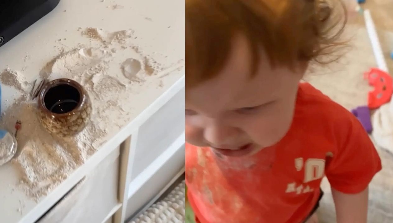 1 yasindaki bebek dedesini yedi