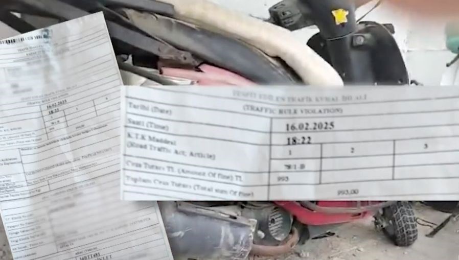 antalyada yasayan ailenin 2 yildir calismayan pasli ve tozlu motoruna istanbulda ceza kesildi lbVcvA2H