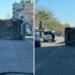 arabasi ile oteki bir araca carpti yan yatti vejdR4In