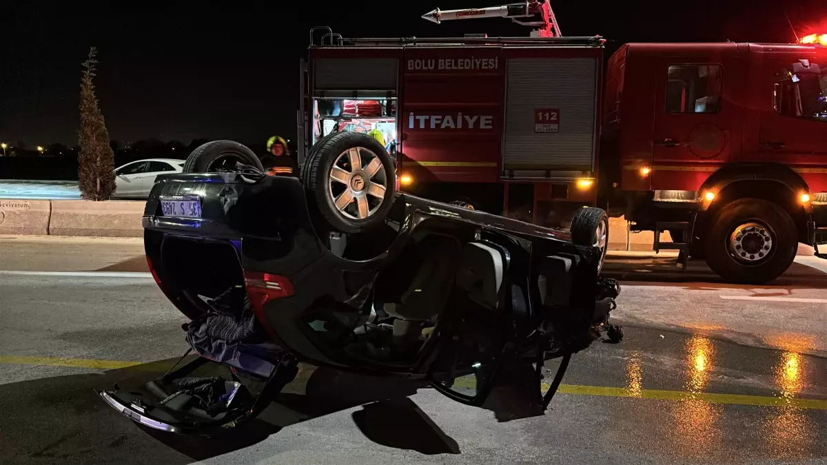 boluda araba takla atti yangin cikardi SOWr1VK9