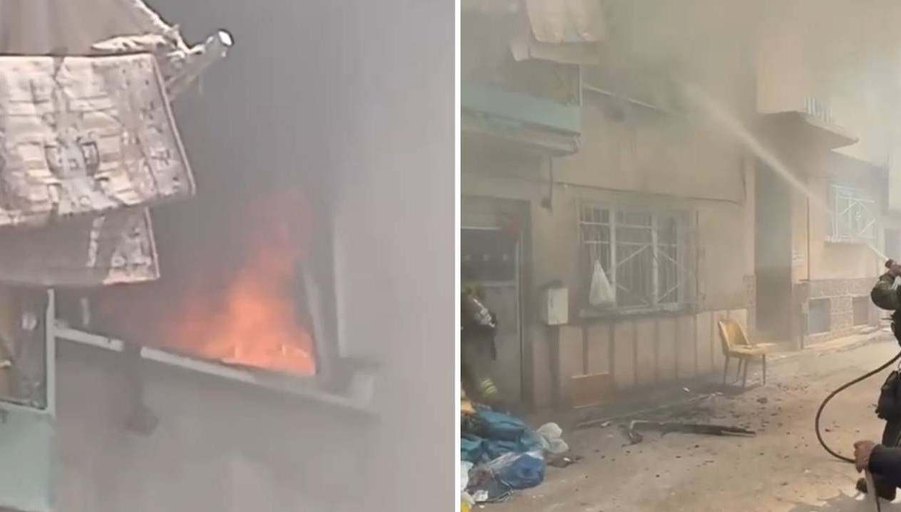 bursada iki katli binada yangin cikti HEsCrwIU