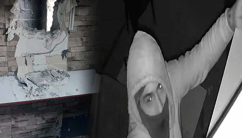 duvari kirip iceri girdi 650 bin lira degerindeesya calip kacti