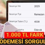 emekli bayram ikramiyesi farki 1000 tl sorgulama 2025 4a4b ve 4c bayram ikramiyeleri fark cBngmnwy
