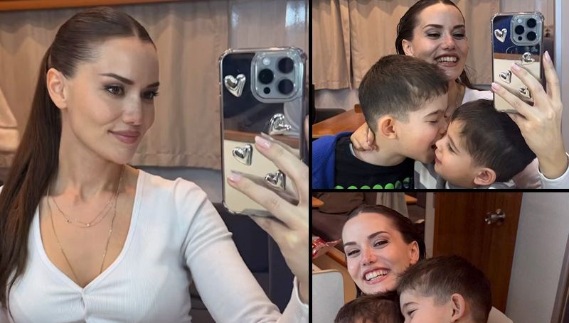 Fahriye Evcen ve oğullarından karavan pozları 71 fahriye evcen ve ogullarindan karavan pozlari M1m7zlvd