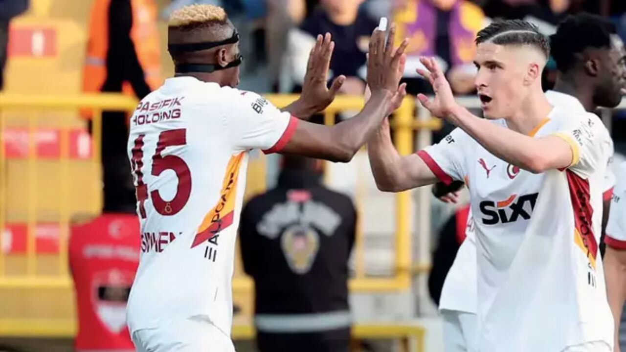 Galatasaray Eyüp'ü 5-1 yıktı! Fenerbahçe ile fark 5 puan 71 galatasaray eyupu 5 1 yikti fenerbahce ile fark 5 puan Y5YvvVOR