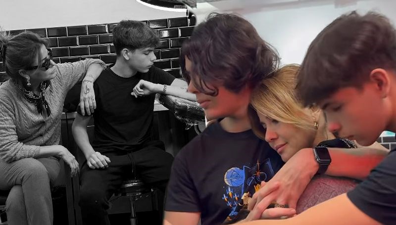 Gülben Ergen'in oğlu dövme yaptırdı: "Ya babam kızarsa?" 71 gulben ergenin oglu dovme yaptirdi ya babam kizarsa