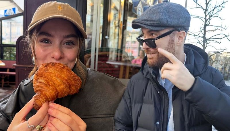 ilayda alisan ile ogulcan enginden pariste ask pozu