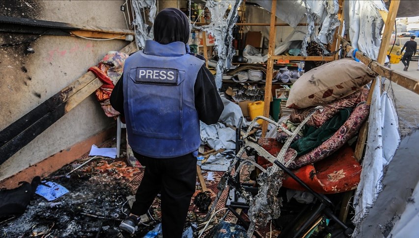 israil gazetecilerin cadirini maksat aldiginidogruladi Ks894ZJS