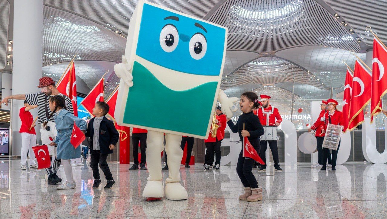 İstanbul Havalimanı'nda 23 Nisan coşkusu 71 istanbul havalimaninda 23 nisan coskusu SwZesD29