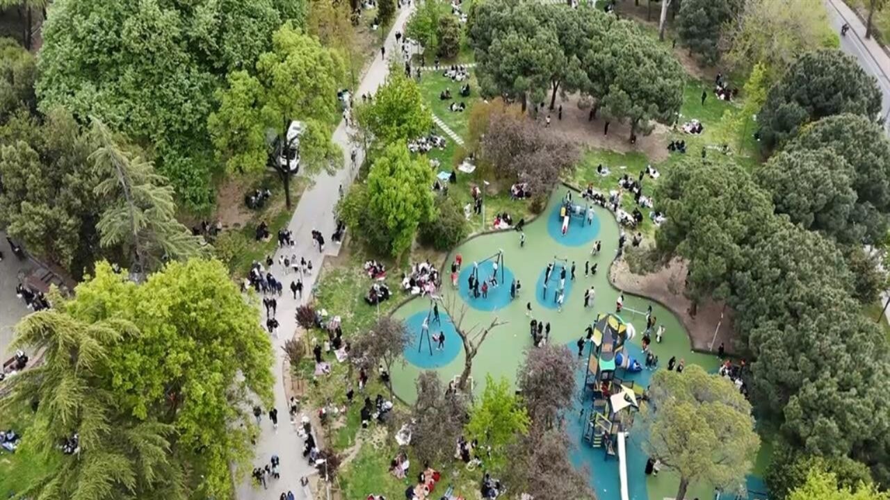 İstanbul'da deprem sonrası Maçka Parkı görüntüleri 71 istanbulda deprem sonrasi macka parki goruntuleri