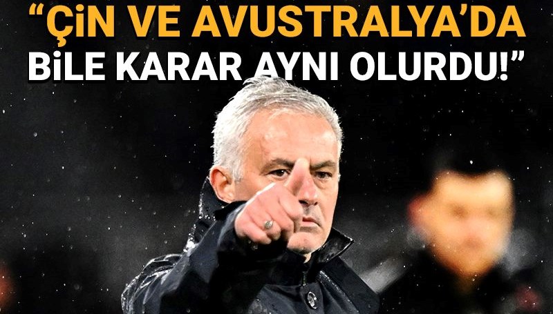 Jose Mourinho'dan Trabzonspor maçı sonrası VAR yansısı: "Dünyanın her yerinde penaltı" 71 jose mourinhodan trabzonspor maci sonrasi var yansisi dunyanin her yerinde penalti gUeZZyvT