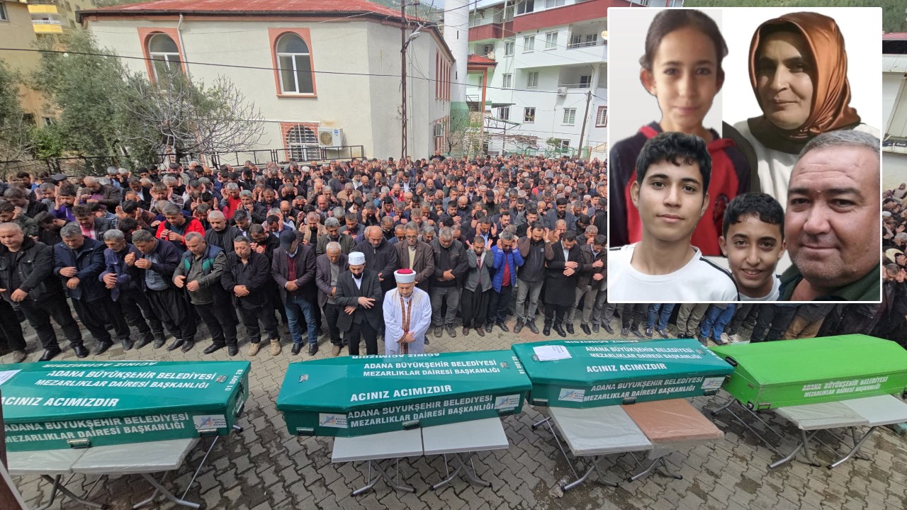 kaza kurbani anne ve uc cocuguna gozyaslariyla veda Q37ZTziL