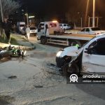 kirikkalede hafif ticari aracla motosiklet carpisti 1 olu P9hQePL9