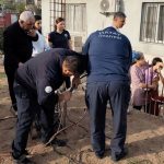 koluna insaat demiri saplanandi itfaiye tarafindan kurtarildi cIYdhVTc