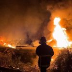 osmaniyede devrilen akaryakit tankeri alev alev yandi HzMkgFC6