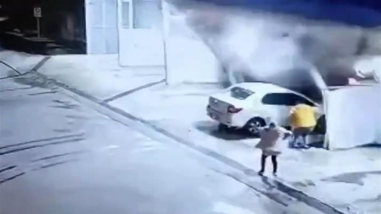 samsundaki heyelanin ilk goruntuleri ortaya cikti davutoglundan tepki