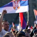 sirbistani vermeyiz mitingi vucic destekcisi 55 bin kisi katildi FSOI83nW