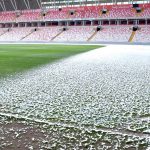 sivasspor fenerbahce maci oncesi stadyum tabani kismen karla kaplandi A64Ed2h3