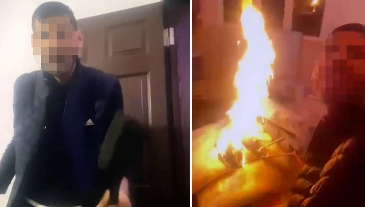 toplumsal medyadan canli yayin acti annesi ile yasadigi meskeni atese verdi C9GkVPvC