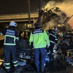 adanada feci kaza cip iki araca carpip alev aldi lxECttwN