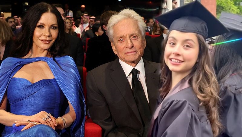 catherine zeta jones ile michael douglasin gurur gunu tek sozle en uygunu HEFC2rbk