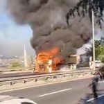 d 100de tir yangini trafik kilitlendi dFC7Vak6