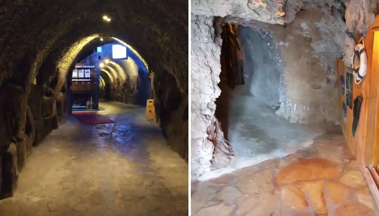 falezleri oydular 5 yildizli oteldeki zimn tunele inceleme L4h68yhq
