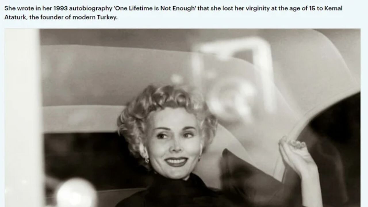 gokcekten zsa zsa gabor paylasimi QW6OSGjy