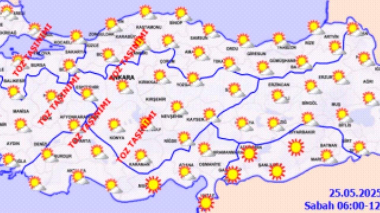 hava durumu 25 mayis 2025 UBaPFByU