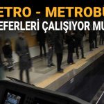 istanbulda bugun metrobus ve metro calisiyor mu kapali mi metro grevi ne vakit JELXsi93