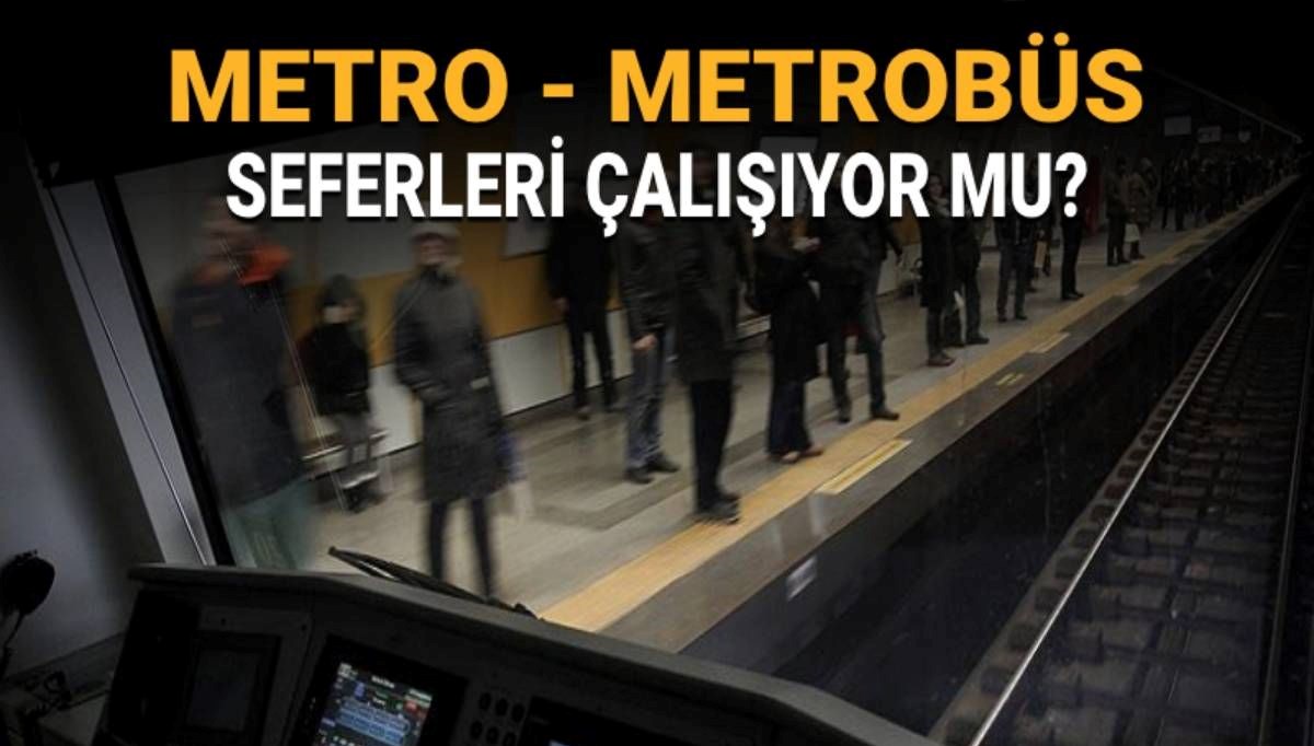 istanbulda bugun metrobus ve metro calisiyor mu kapali mi metro grevi ne vakit JELXsi93