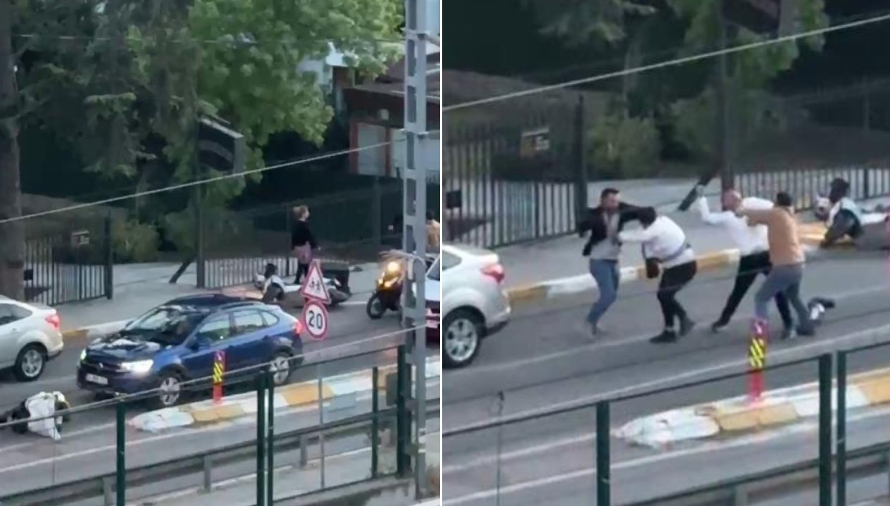 Kask, yumruk, bıçak! Pendik'te trafiği durduran meydan savaşı 69 kask yumruk bicak pendikte trafigi durduran meydan savasi UkdsZC5R