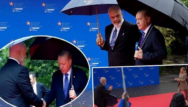 meloniyi diz cokerek karsiladi spor ayakkabilari erdoganin dikkatinden kacmadi etGvVCjC