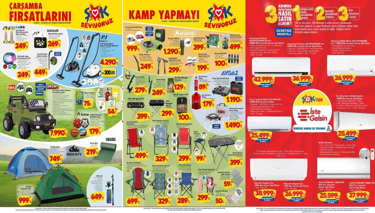 sok market aktuel katalogu 28 mayis carsamba paklik makinesi masa sandalye mangal ve klima Y6RlNztg