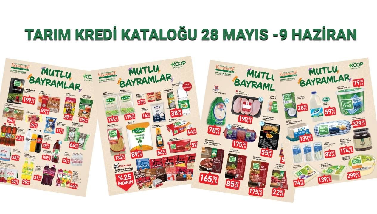 tarim kredi koop marketleri 28 mayis 9 haziran indirimli eserler listesi 2025 bayrama ozel indirimler TCUPLbZh