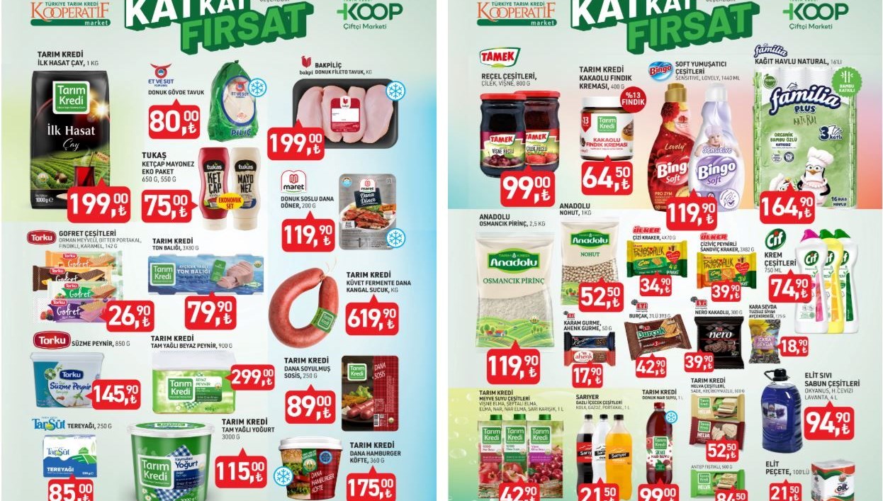 Tarım Kredi Kooperatif marketleri Mayıs ayı indirim listesi 2025: Çay çeşitleri, bakliyat, kahvaltılık eserler, paklık gereçleri geliyor 69 tarim kredi kooperatif marketleri mayis ayi indirim listesi 2025 cay cesitleri bakliyat kahvaltilik eserler QKTed5kC
