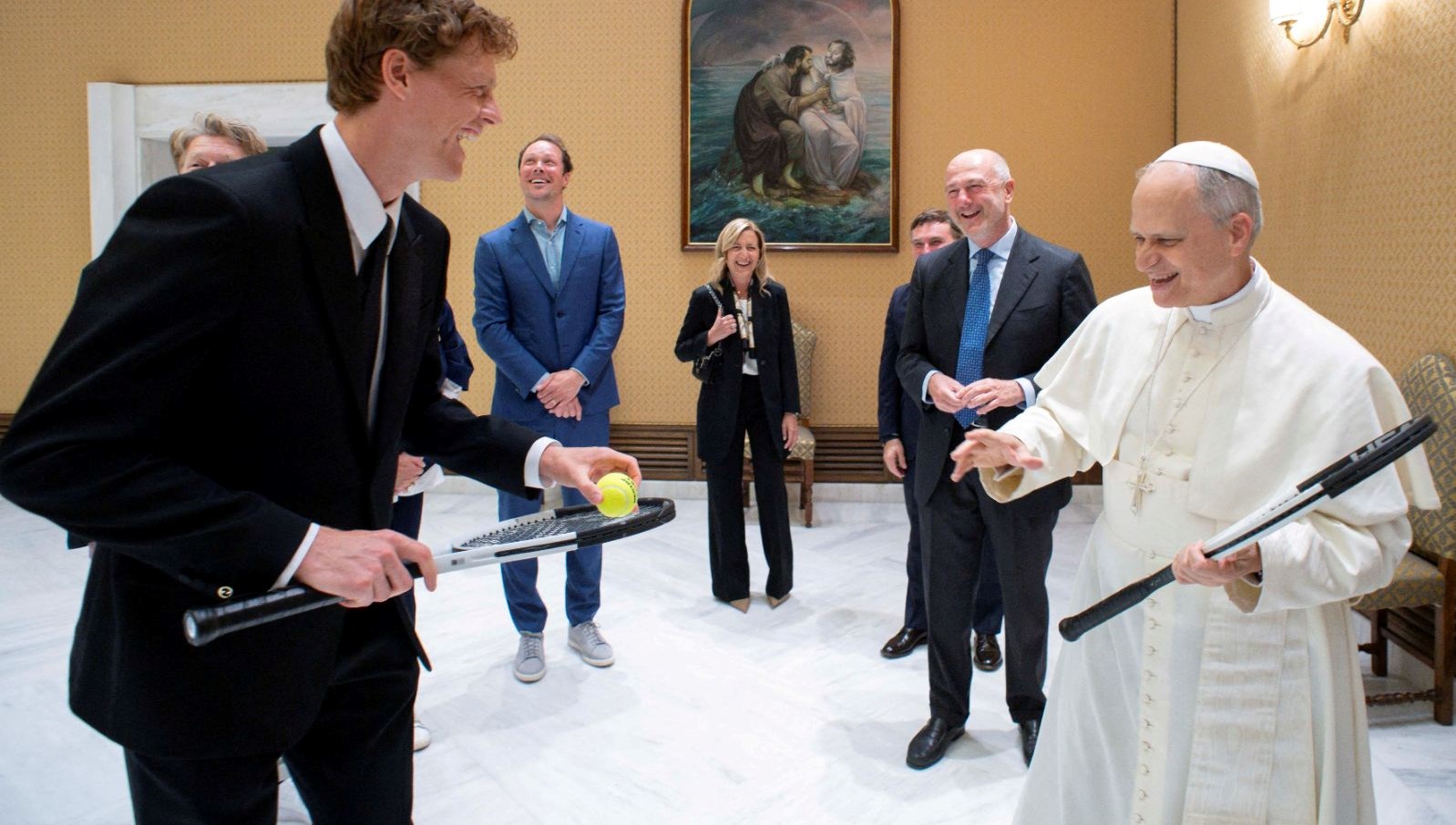 Tenisin 1 numarası Sinner'dan Papa 14. Leo'ya ziyaret 71 tenisin 1 numarasi sinnerdan papa 14 leoya ziyaret 3zJnwWIT