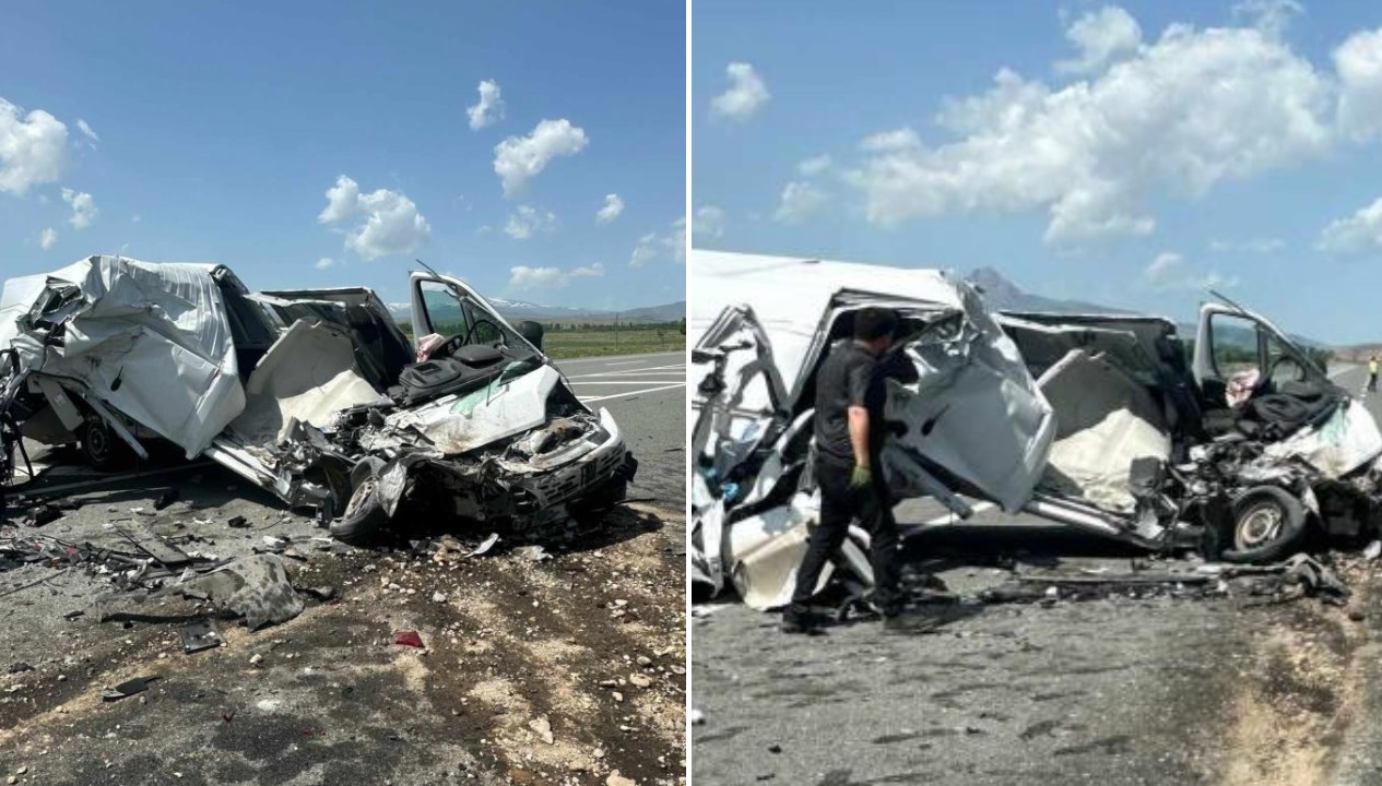 TIR'a çarptı, hurda yığınına döndü: Şoför ağır yaralı 71 tira carpti hurda yiginina dondu sofor agir yarali EZhSWjHB