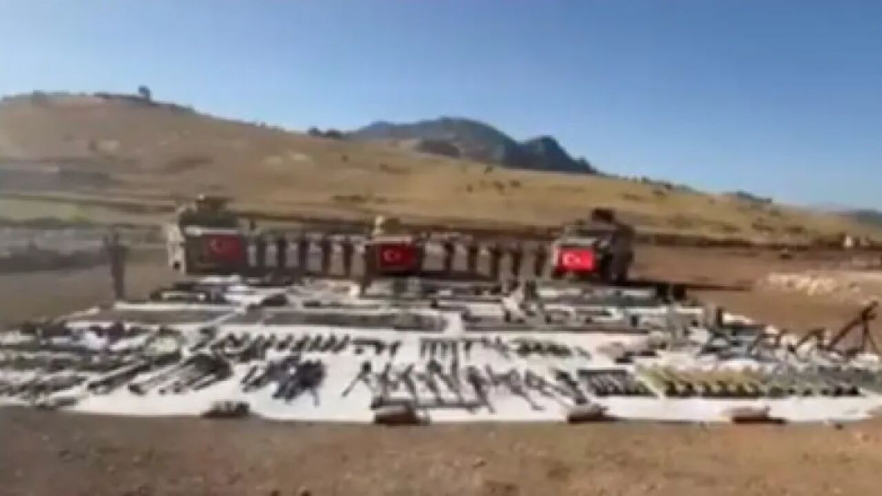 tsk pence kilit bolgesinde pkkya ait 33 odali magara tespit etti mqUkwsH6