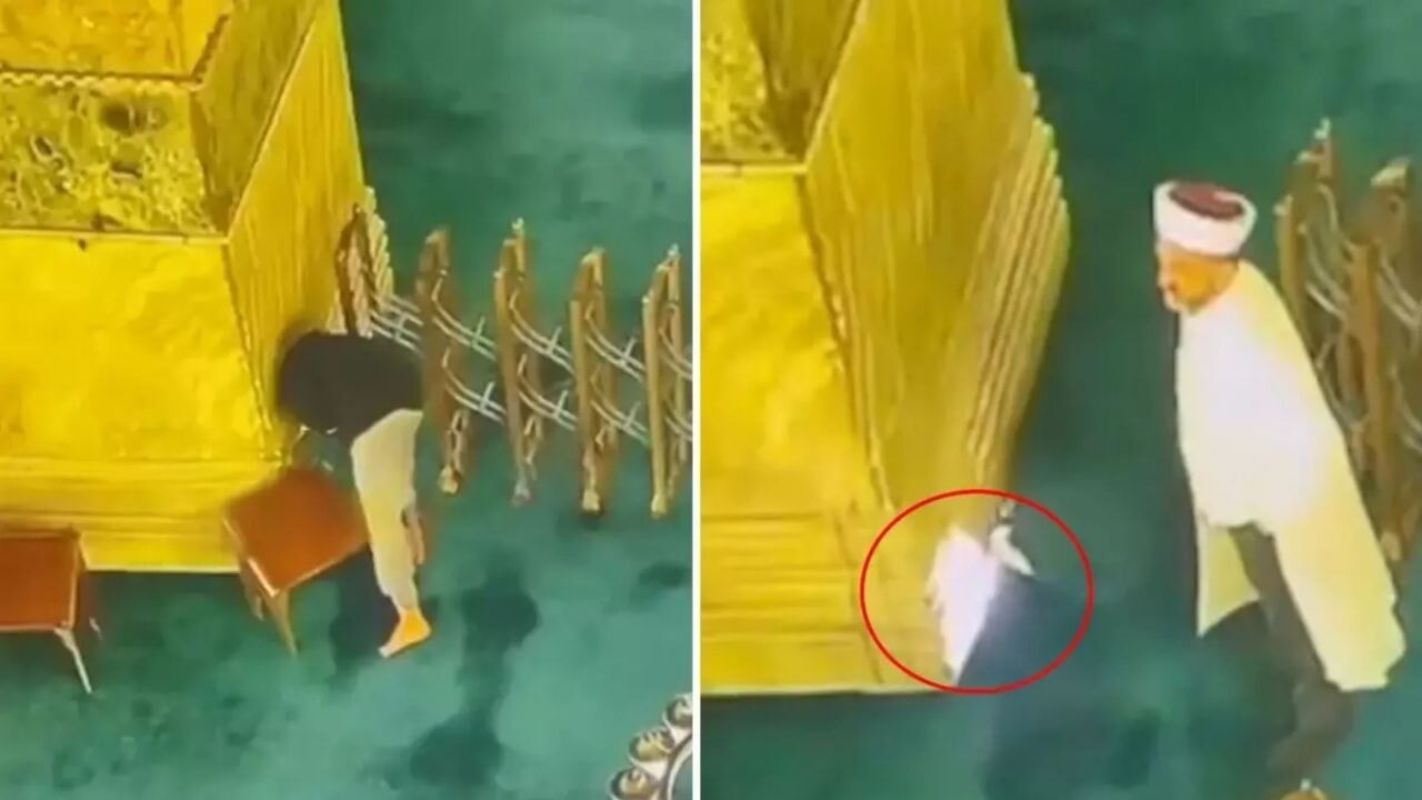 Ayasofya'da Kundaklama Girişimi: Kırmızı Şapkalı Şüpheli Her Yerde Aranıyor 71 ayasofyada kundaklama girisimi kirmizi sapkali supheli her yerde araniyor nM9hwHA6