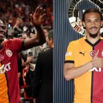 galatasaray osimhen ve sane icin statta imza merasimi duzenledi IcMS4sS3